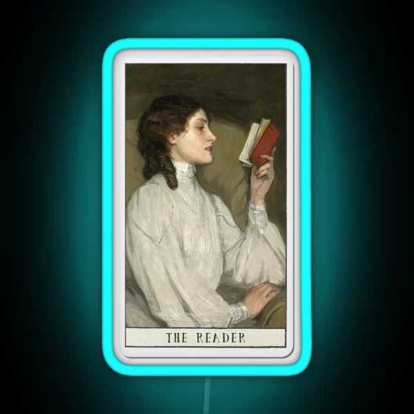 The Reader Tarot Card RGB Neon Sign