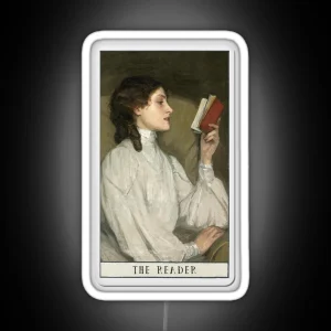 The Reader Tarot Card RGB Neon Sign