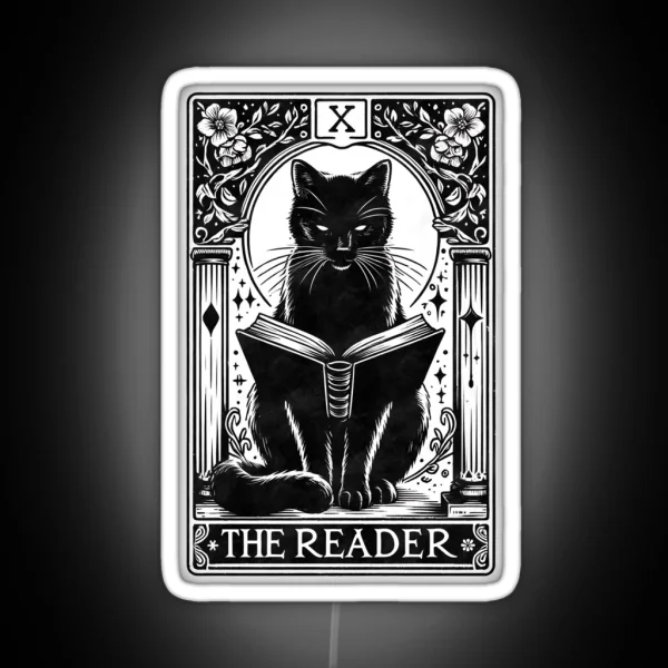 The Reader Tarot Card RGB Neon Sign