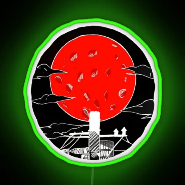 The Red Moon RGB Neon Sign