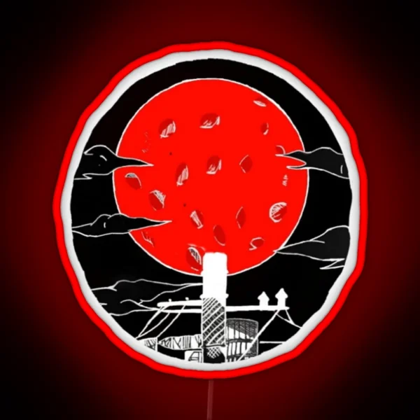 The Red Moon RGB Neon Sign
