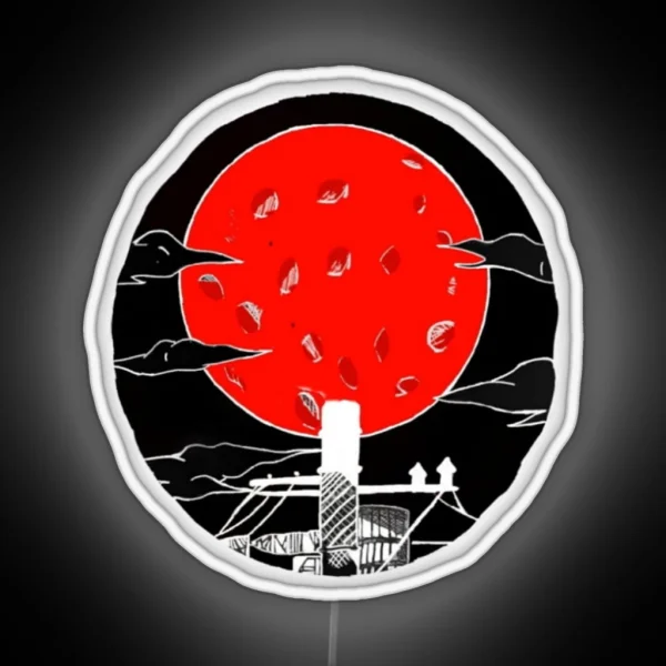 The Red Moon RGB Neon Sign