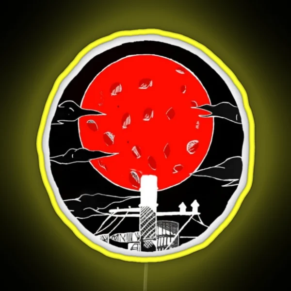 The Red Moon RGB Neon Sign