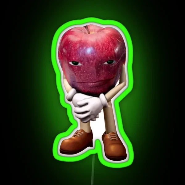 The Rizz Apple RGB Neon Sign
