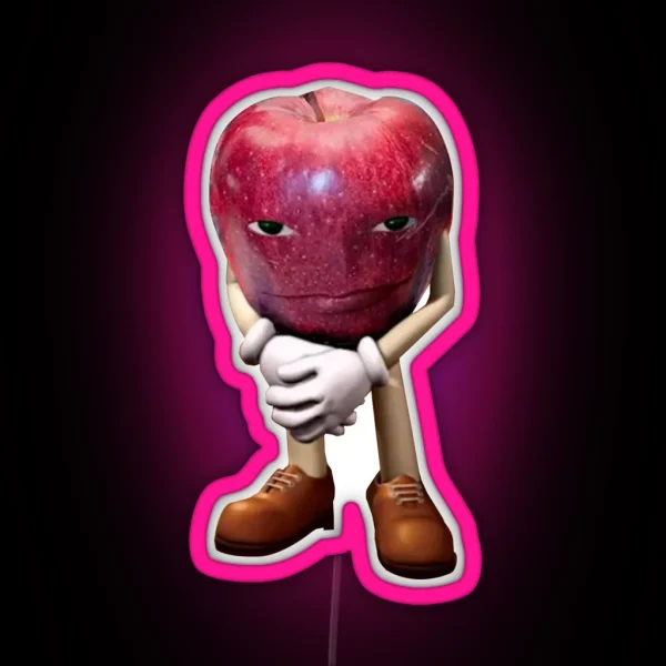 The Rizz Apple RGB Neon Sign