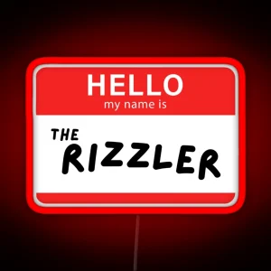 THE RIZZLER RGB Neon Sign