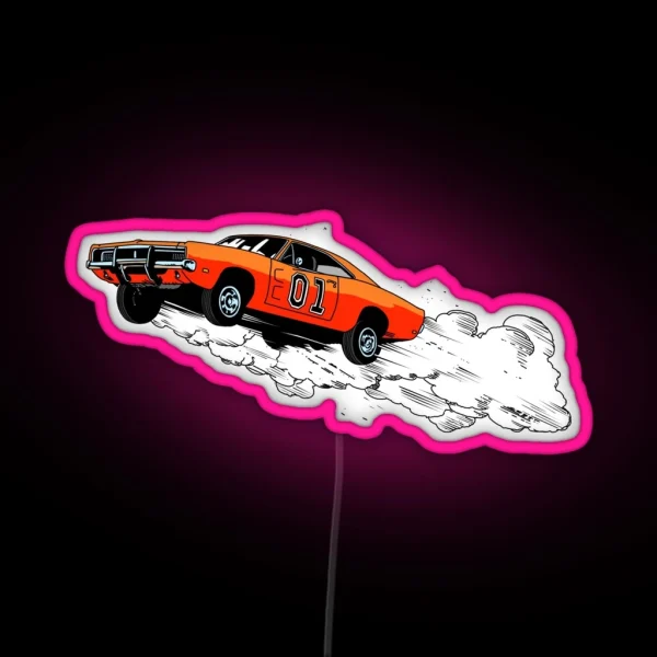 The Road Avenger RGB Neon Sign