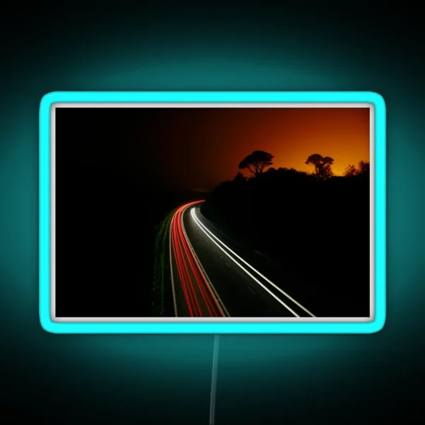 The Road To Nowhere RGB Neon Sign