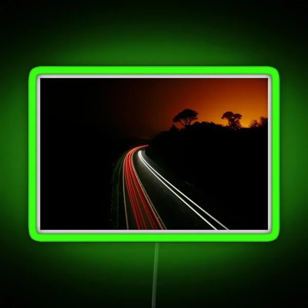 The Road To Nowhere RGB Neon Sign