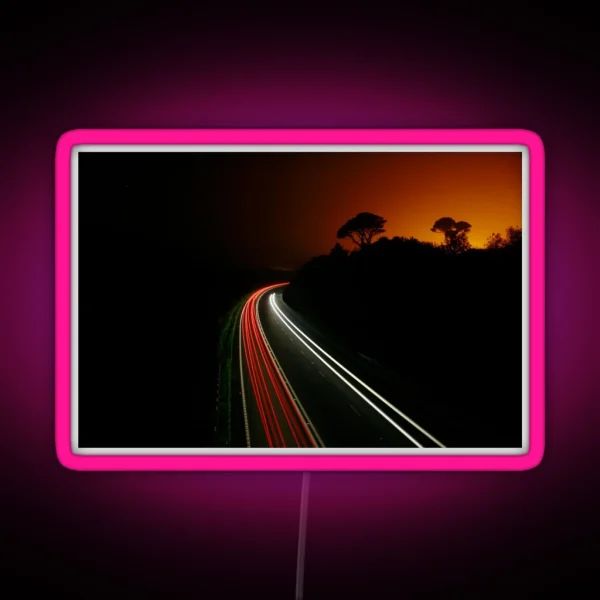 The Road To Nowhere RGB Neon Sign