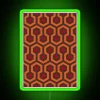 Vibrant Red Blue Green Neon Wall Art The Shining Sign Decor
