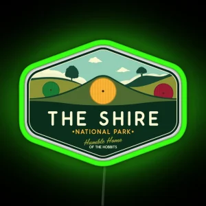 The Shire National Park Humble Home Of The Hobbits RGB Neon Sign