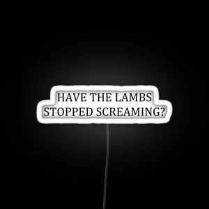 The Silence Of The Lambs Quote RGB Neon Sign