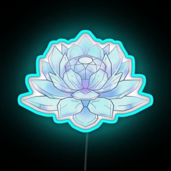 The Silver Crystal Ver 2 RGB Neon Sign