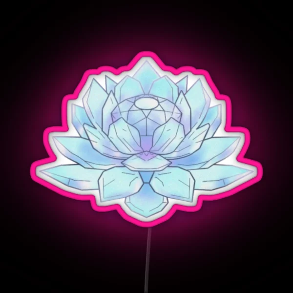 The Silver Crystal Ver 2 RGB Neon Sign