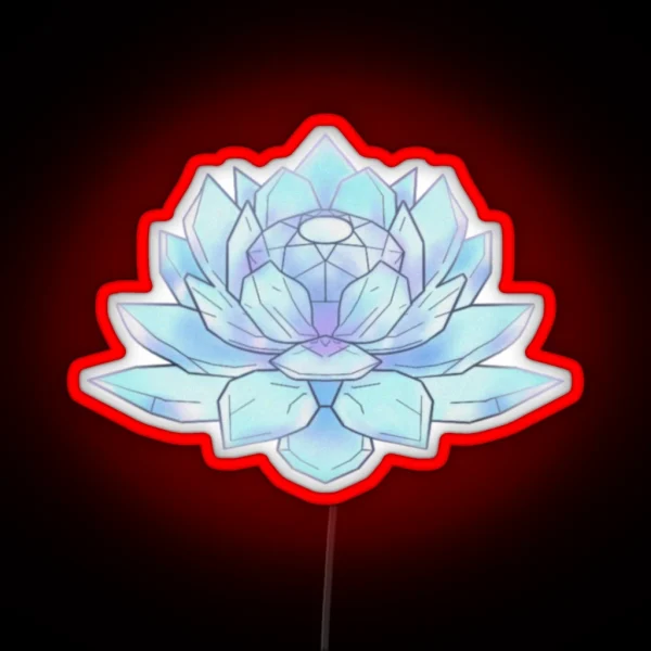 The Silver Crystal Ver 2 RGB Neon Sign