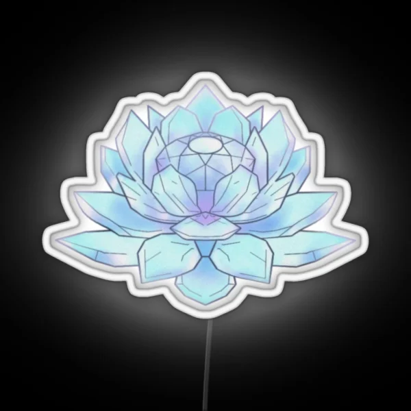 The Silver Crystal Ver 2 RGB Neon Sign
