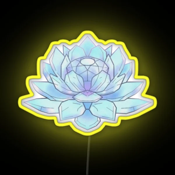 The Silver Crystal Ver 2 RGB Neon Sign