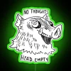 Dark Fantasy Home Decor with RGB Neon Sign Illumination Effects