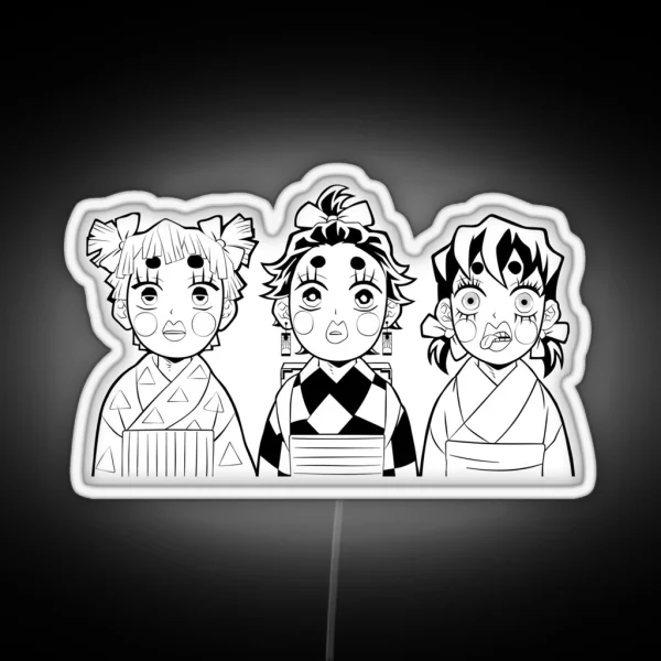 The Slayer Of Demons TRIO Funny RGB Neon Sign