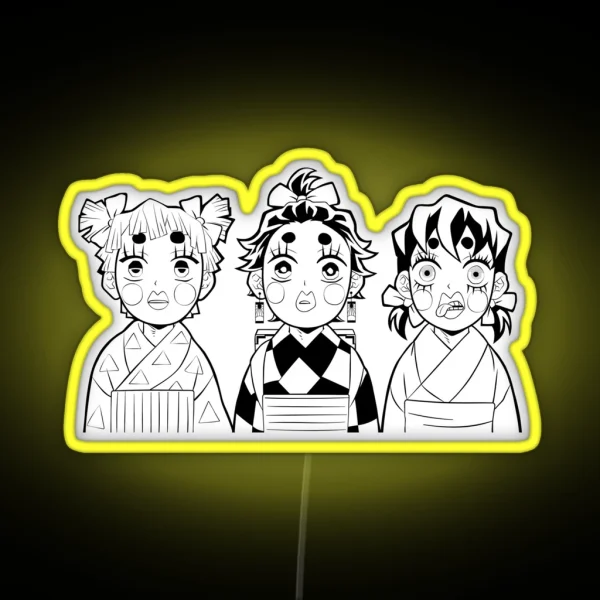 The Slayer Of Demons TRIO Funny RGB Neon Sign