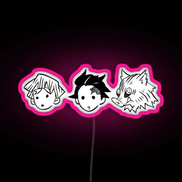 The Slayer Of Demons TRIO RGB Neon Sign