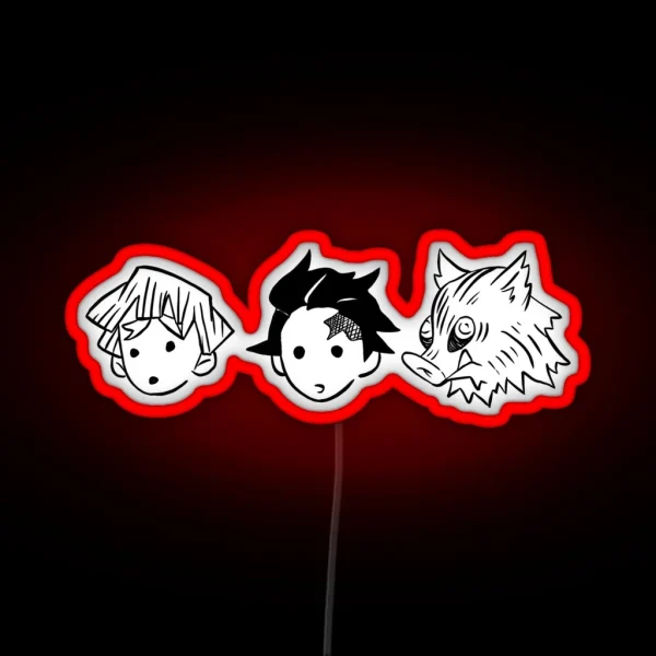 The Slayer Of Demons TRIO RGB Neon Sign