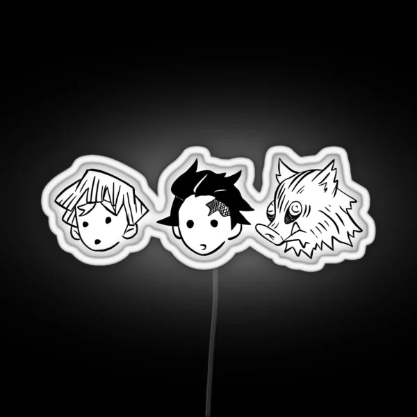 The Slayer Of Demons TRIO RGB Neon Sign
