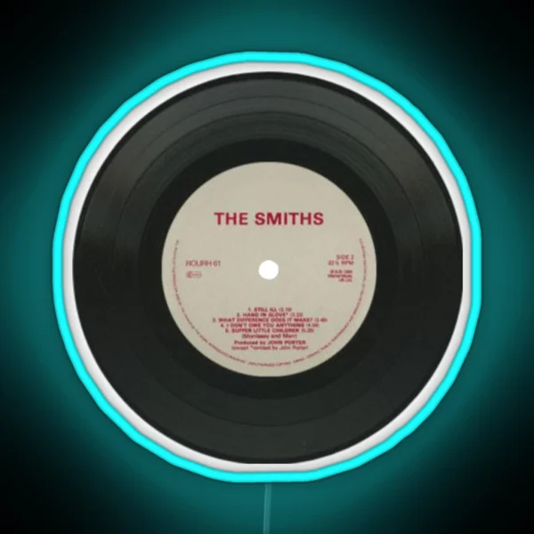 The Smiths Record RGB Neon Sign