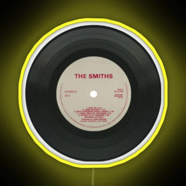 The Smiths Record RGB Neon Sign