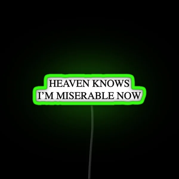 The Smiths RGB Neon Sign