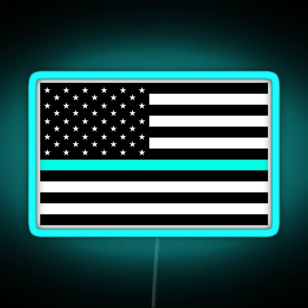 The Thin Baja Blast Line RGB Neon Sign