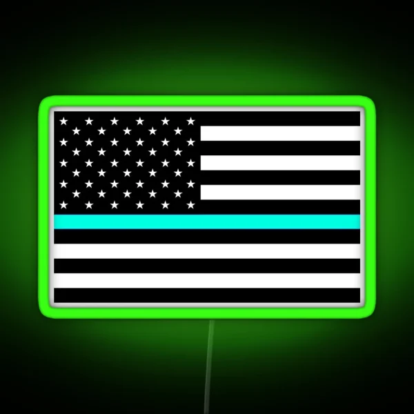 The Thin Baja Blast Line RGB Neon Sign