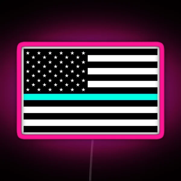 The Thin Baja Blast Line RGB Neon Sign