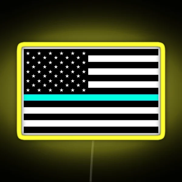 The Thin Baja Blast Line RGB Neon Sign