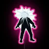 Vintage 80s inspired RGB neon lighting effects display signage solution.