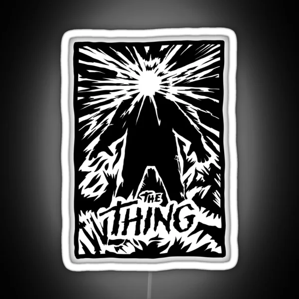 The Thing Poster Art RGB Neon Sign