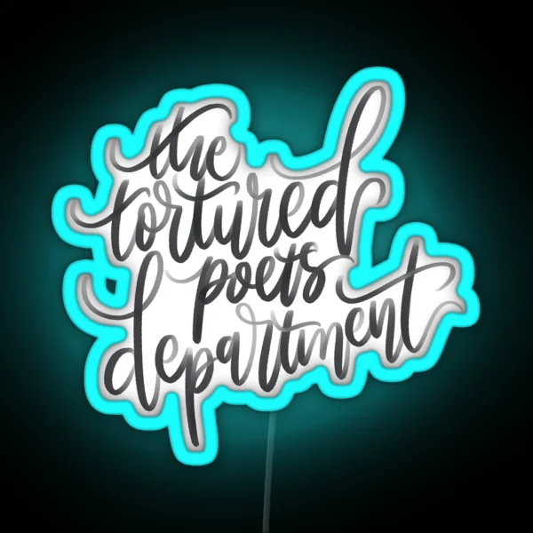 The Tortured Poets Department RGB Neon Sign