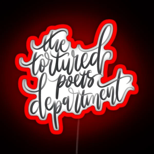 The Tortured Poets Department RGB Neon Sign