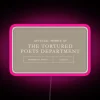 RGB Neon Sign: The Tortured Poets Membership Card - Bolter Edition