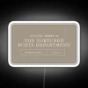 RGB Neon Sign for The Bolters with Poetry Theme Membership Card