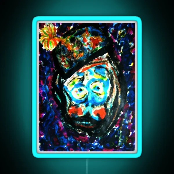 The Unhappy Clown RGB Neon Sign