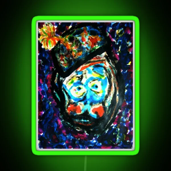 The Unhappy Clown RGB Neon Sign