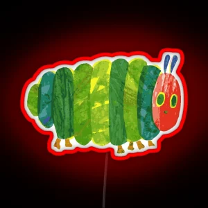 The Very Hungry Caterpillar RGB Neon Sign