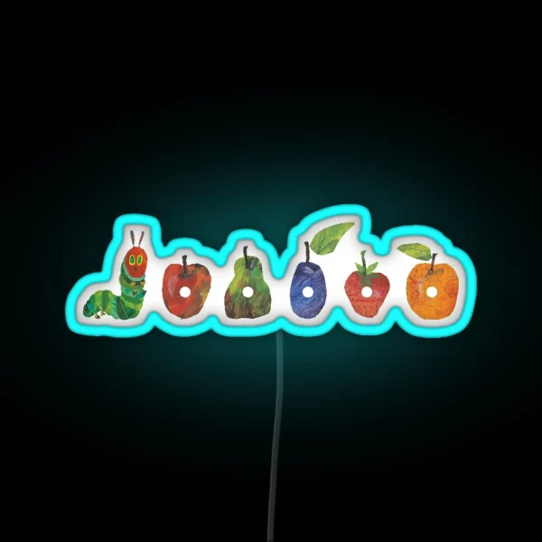 The Very VERY Hungry Caterpillar RGB Neon Sign