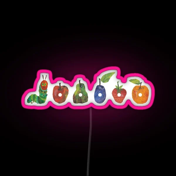 The Very VERY Hungry Caterpillar RGB Neon Sign