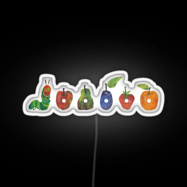 The Very VERY Hungry Caterpillar RGB Neon Sign