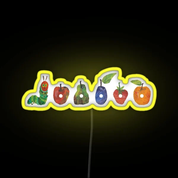 The Very VERY Hungry Caterpillar RGB Neon Sign