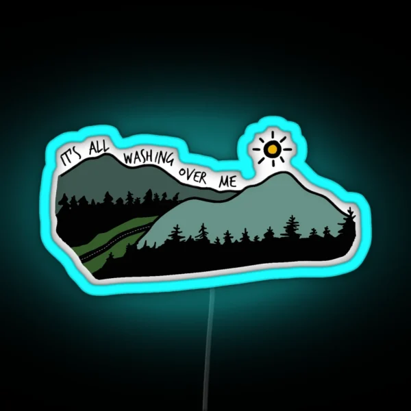 The View Between Villages Valley RGB Neon Sign