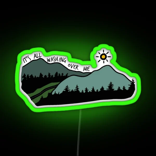 The View Between Villages Valley RGB Neon Sign